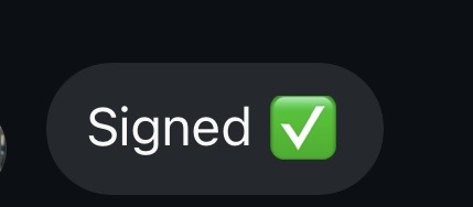 Signed